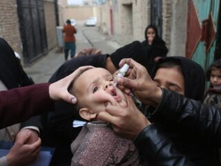 Vaksin Antipolio pada Baliita di Afghanistan (Xinhua/TIMES NTT)