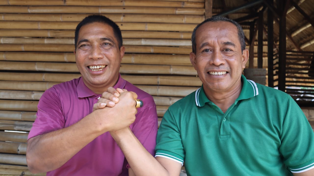 Pasangan bakal calon Bupati Aleks Rangga Pija dan Bakal Calon Wakil Bupati Noviyanto Umbu Pati Sangu Ate pada pemilihan Bupati dan Wakil Bupati Sumba Barat Daya periode 2024-2029. Foto: TIMES Nusa Tenggara Timur