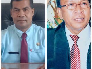 Yengo Tada Kawi dan Dominggus Bulla, Pengawai Negeri Sipil (PNS) yang berkomitmen mencalonkan diri sebagai Bakal calon Bupati SBD Periode 2024-2029. Foto: Istimewa