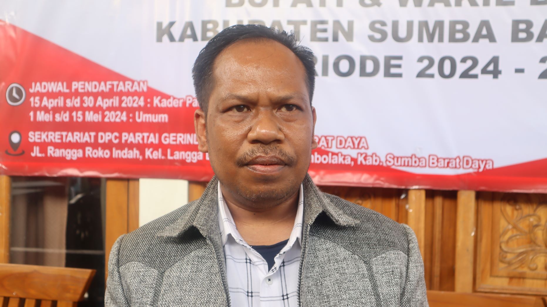 Tobias Tamo Ama Bulu, Bakal Calon Bupati SBD Periode 2024-2029. Foto: TIMES Nusa Tenggara Timur