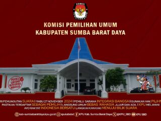 KPU Sumba Barat Daya Buka Pendaftaran Calon Bupati dan Wakil Bupati 2024