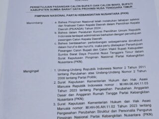 PKN Serahkan SK B1.KWK, Paket AMAN Resmi Dapatkan Dukungan Tiga Partai
