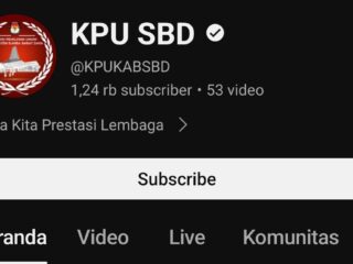 KPU Sumba Barat Daya Ajak Masyarakat Saksikan Live Streaming Pendaftaran Calon Bupati dan Wakil Bupati 2024