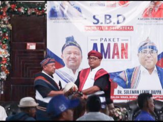 Gustaf Tamo Mbapa Resmi Lamar Soleman Lende Dappa sebagai Calon Wakil Bupati Sumba Barat Daya