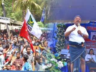 Belasan Ribu Pendukung Paket AMAN Tumpah Ruah di Kodi Saat Deklarasi Paket AMAN