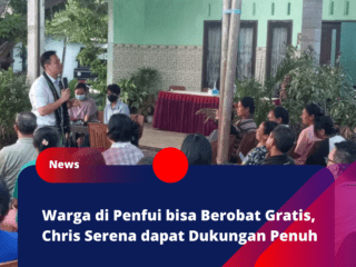 Warga di Penfui bisa Berobat Gratis, Chris Serena dapat Dukungan Penuh