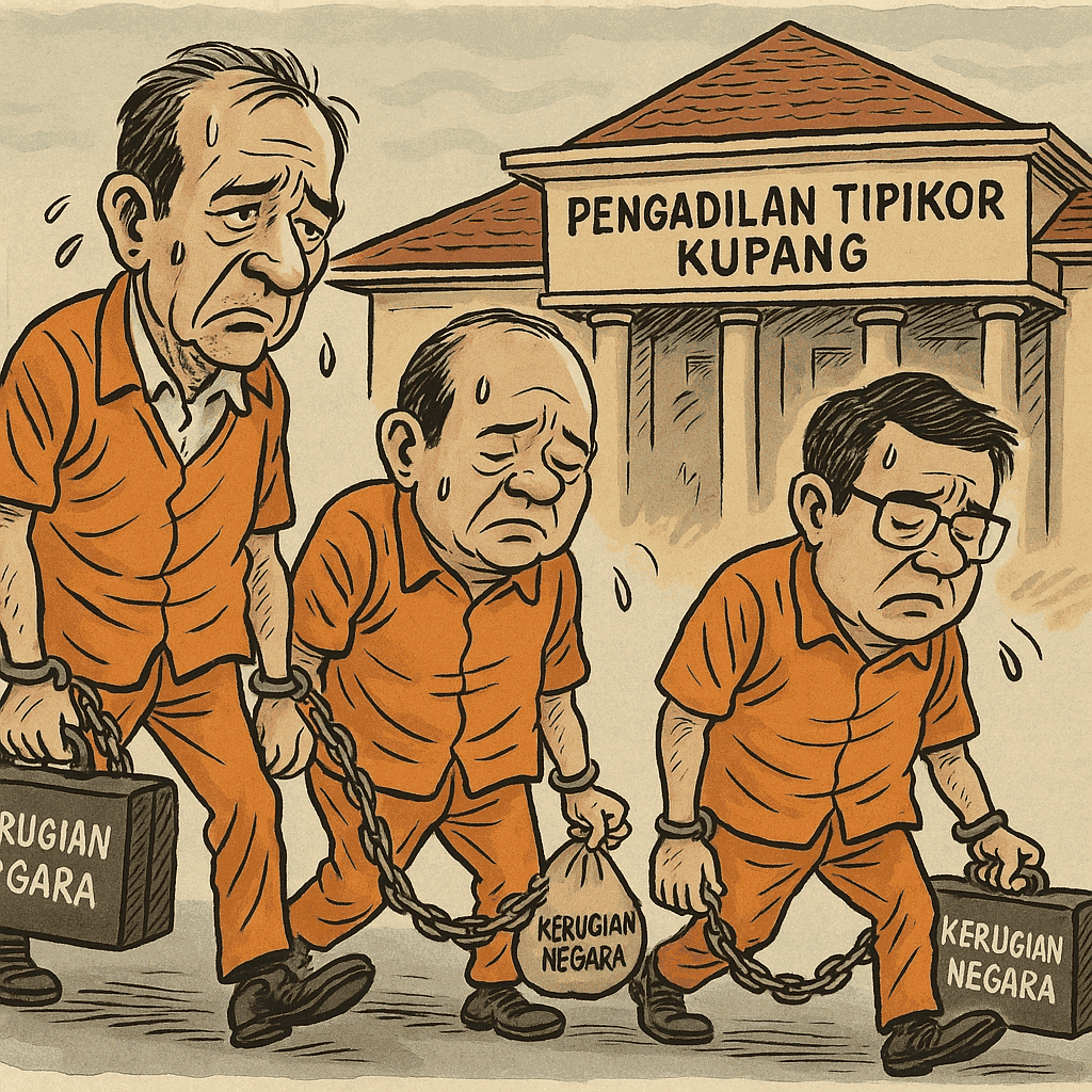 Tiga Eks Direksi Perumda Lawadi Divonis Penjara dalam Kasus Korupsi Penyertaan Modal