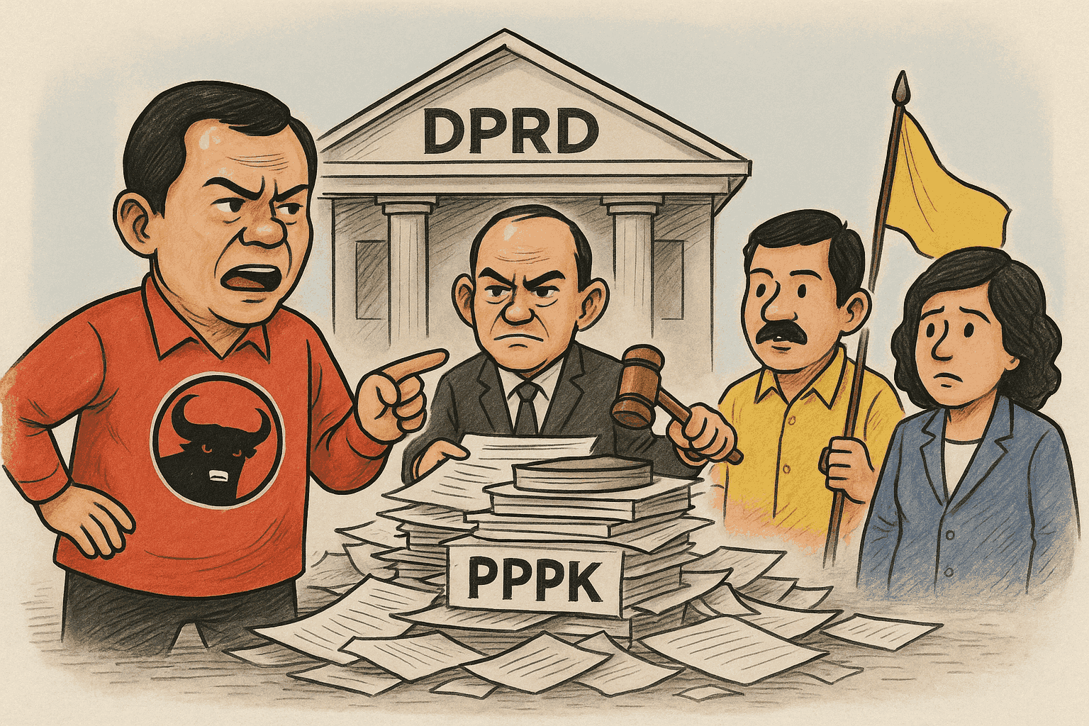 Seleksi PPPK SBD Tuai Polemik, Ketua DPRD Ambil Alih RDP: Sinyal Retaknya Koalisi Politik?