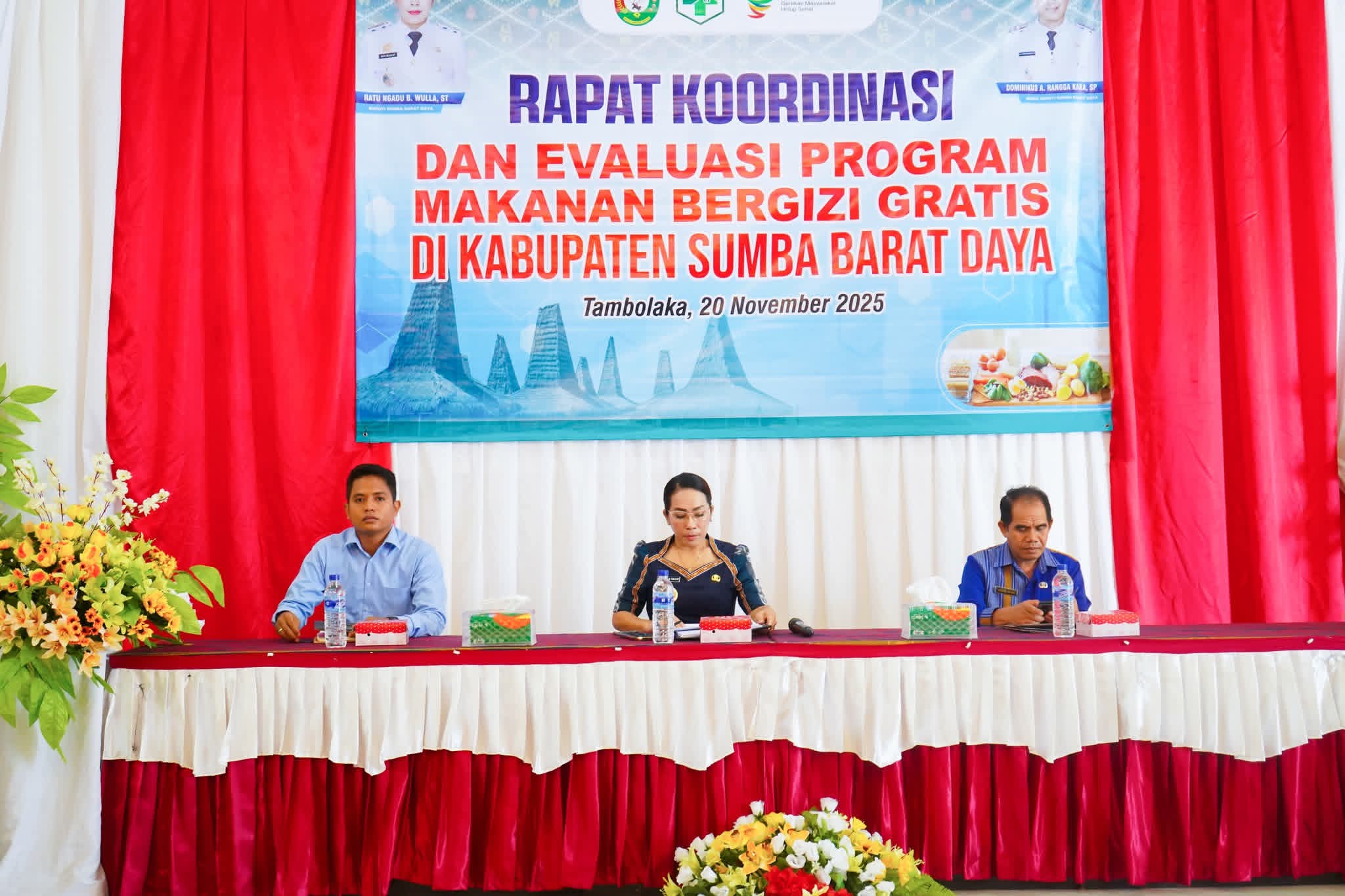 Bupati SBD Pimpin Rakor Program MBG: Tekankan Kualitas Menu dan Targetkan 40 Dapur Baru