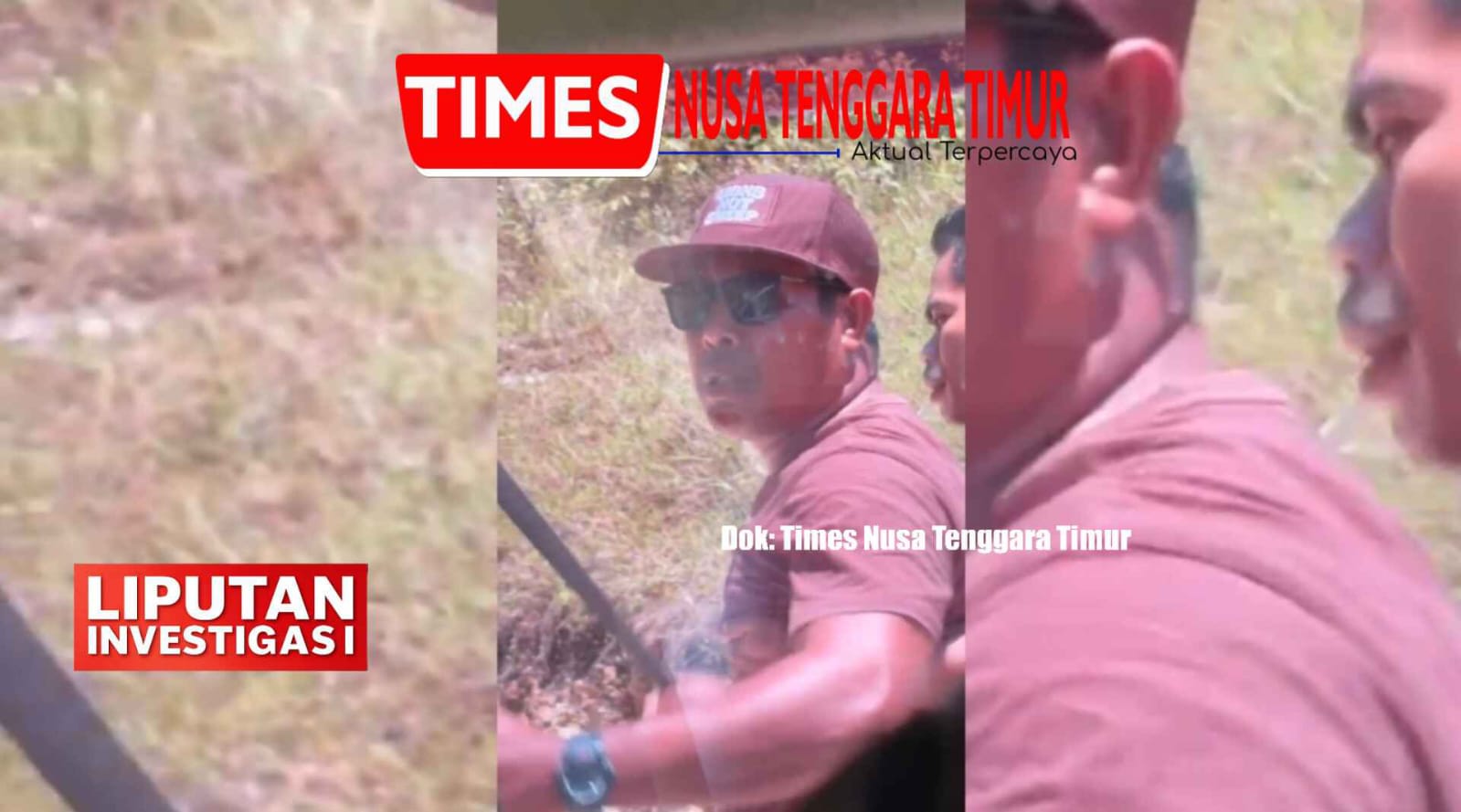 Petrus Pati Mayada terduga pelaku yang melakukan penyerangan terhadap kepala seksi pengukuran ATR BPN Sumba Barat