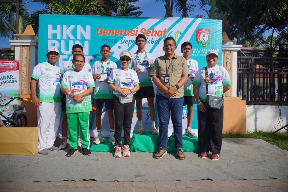 Bupati SBD Lepas Ratusan Peserta HKN Run Fest 5K