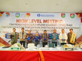 Bupati Sumba Barat Daya Hadiri High Level Meeting TIPD dan TP2D se-Sumba di Waikabubak