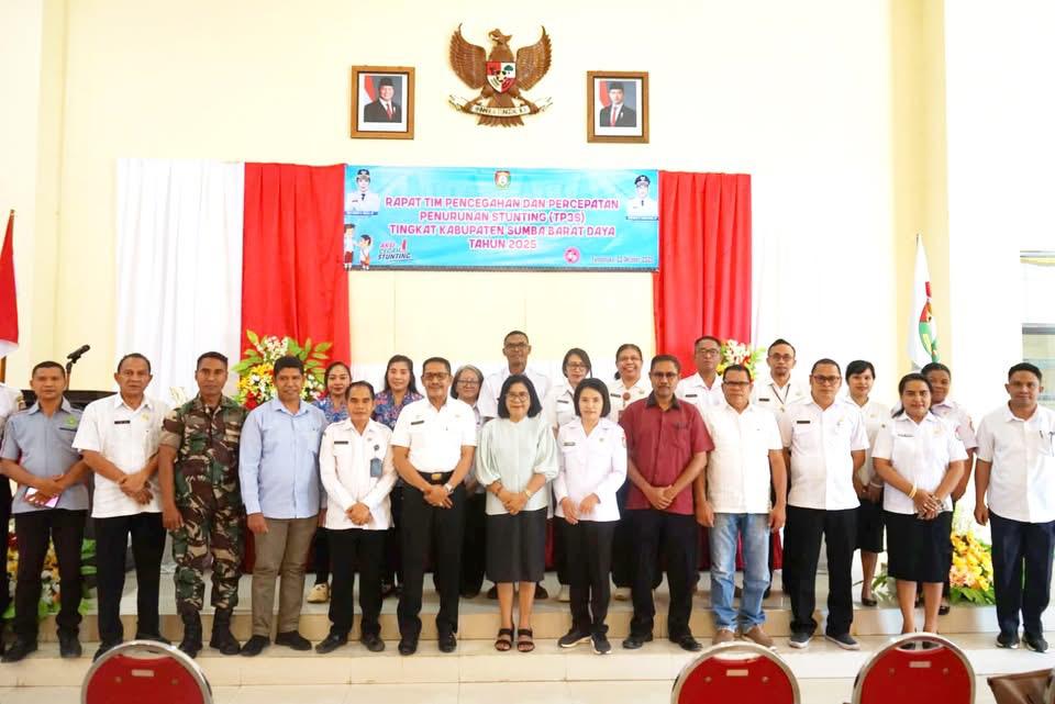 Pemkab Sumba Barat Daya Gelar Rapat TP3S, Tekankan Kolaborasi Turunkan Angka Stunting