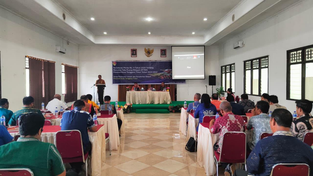 Pemkab Sumba Barat Daya Gelar Sosialisasi Perda RTRW NTT 2024–2043