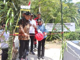 Jembatan Gantung Hasan Hasanuddin Diresmikan, Akses Warga Matakapore Kini Lebih Terbuka