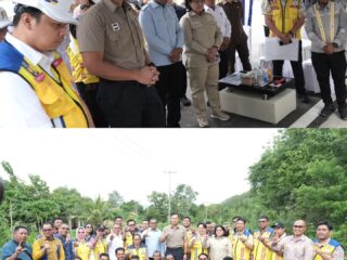 Wakil Bupati SBD Dampingi Menteri Transmigrasi Tinjau Program Rehabilitasi Toilet Bersih di Kodi
