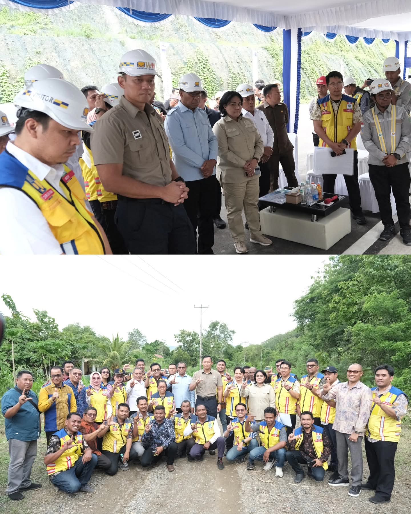 Wakil Bupati SBD Dampingi Menteri Transmigrasi Tinjau Program Rehabilitasi Toilet Bersih di Kodi