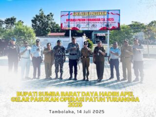 Bupati Sumba Barat Daya Hadiri Apel Gelar Pasukan Operasi Patuh Turangga 2025 Dorong Kesadaran Berlalu Lintas demi Keselamatan Publik
