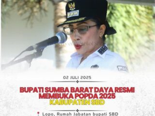 Bupati Sumba Barat Daya Resmi Buka POPDA 2025 Dorong Prestasi dan Pembinaan Atlet Pelajar Sejak Dini