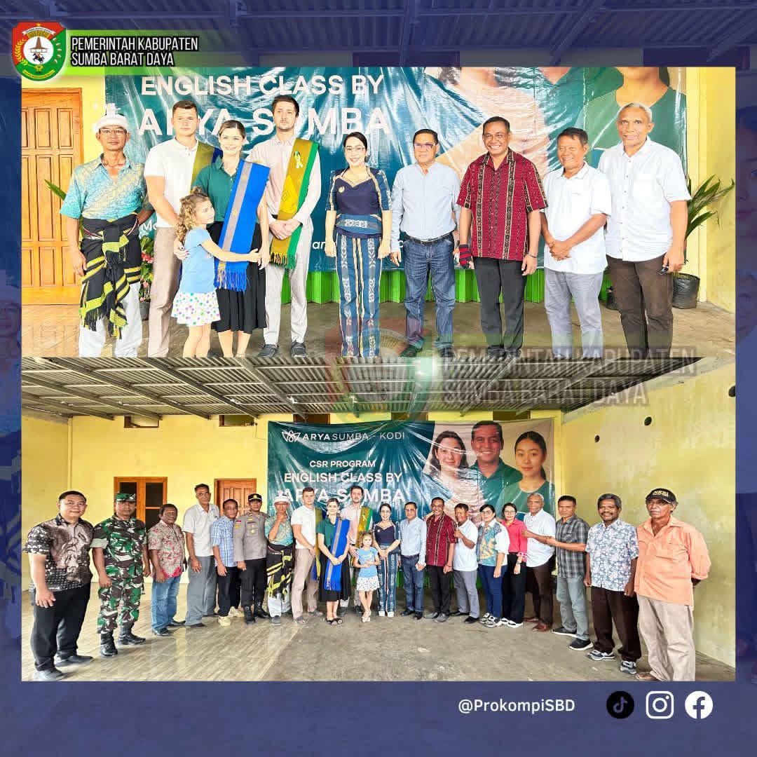 Bupati Sumba Barat Daya Luncurkan Program CSR Pelatihan Bahasa Inggris bagi Masyarakat Lokal