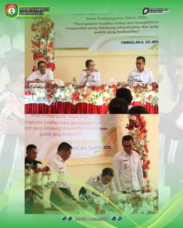Bupati SBD Resmikan Penutupan Forum Perangkat Daerah 2025 dan Tegaskan Perencanaan Berbasis Kebutuhan Masyarakat