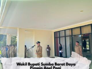Wakil Bupati SBD Pimpin Apel Pagi ASN dan Tenaga Kontrak di Lingkungan Pemkab