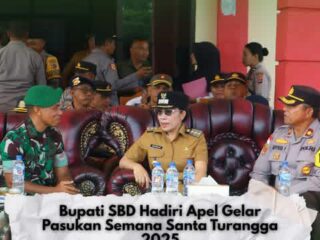 Bupati SBD Hadiri Apel Gelar Pasukan Semana Santa Turangga 2025