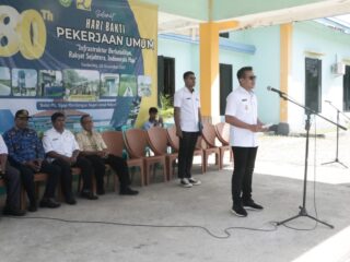 Pimpin Upacara Hari Bhakti PU, Wabup Dominikus Tekankan Integritas Insan PUPR