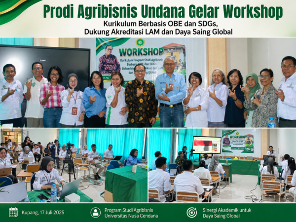 Prodi Agribisnis Undana Gelar Workshop Kurikulum Berbasis OBE dan SDGs, Dukung Akreditasi LAM dan Daya Saing Global