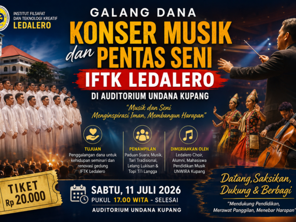 Bertujuan Galang Dana IFTK Ledalero Gelar  Konser dan Pentas Seni di Undana Esok