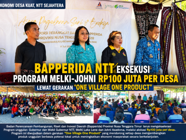 Bapperida NTT Eksekusi Program Melki-Johni Rp100 Juta Per Desa Lewat Gerakan ‘One Village One Product'