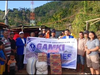 GAMKI Peduli Flores Salurkan Bantuan ke Desa Lenda