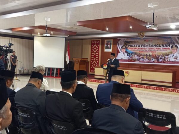 Gubernur NTT Paparkan Program Sektor Produktif saat Pidato Pembangunan