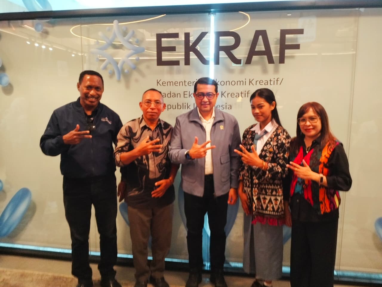 Dari NTT ke Panggung Nasional, Prevy Seltriani Taek Bertemu Menteri Ekonomi Kreatif Jelang Final AHY Muda 2026