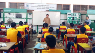 Wakil Bupati Sumba Barat Daya, Dominikus Alphawan Rangga Kaka di BLK Don Bosco Weepangali