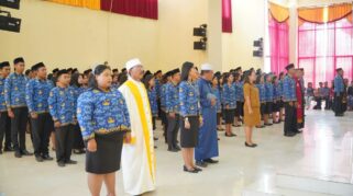 Acara pengambilan sumpah jabatan ini dipimpin langsung oleh Bupati Sumba Barat Daya, Ratu Ngadu Bonnu Wulla, S.T.