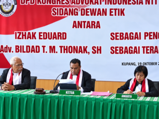 Sidang Etik DPD KAI NTT Tolak Aduan Izhak, Tuduhan Suap untuk Bildad tidak Terbukti